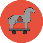 Security Tips Trojan Horse Icon