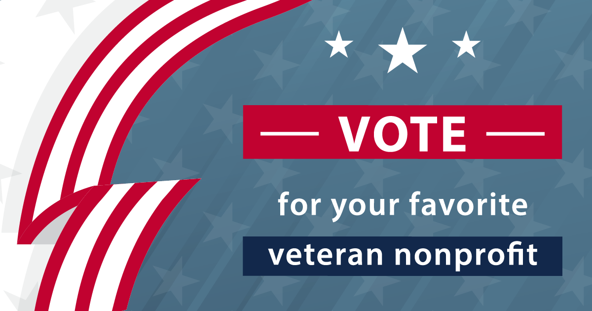 Vote for a veteran nonprofit