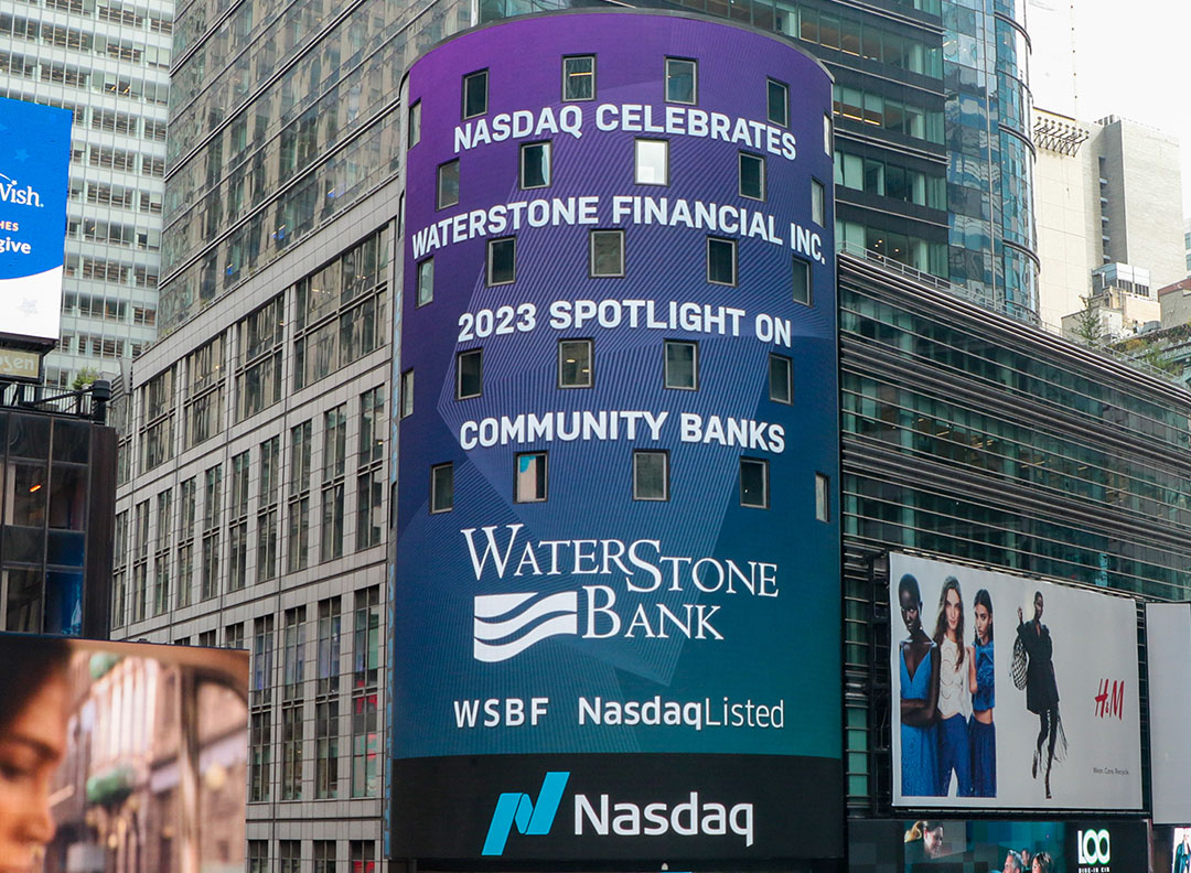Waterstone Financial Nasdaq community bank spotlight